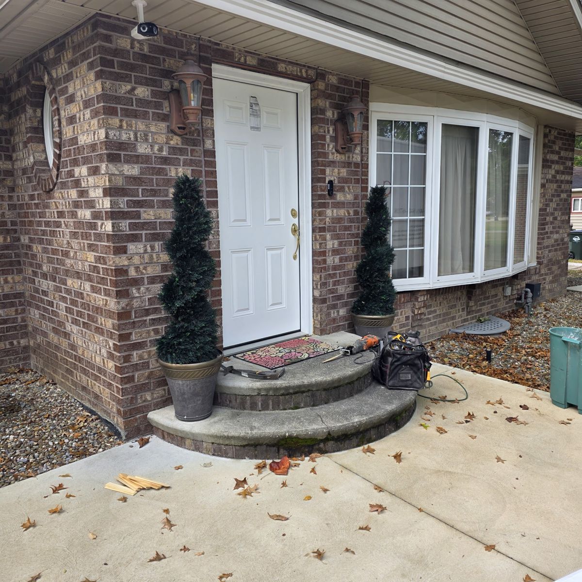Finished concrete project by Carrieri Construction